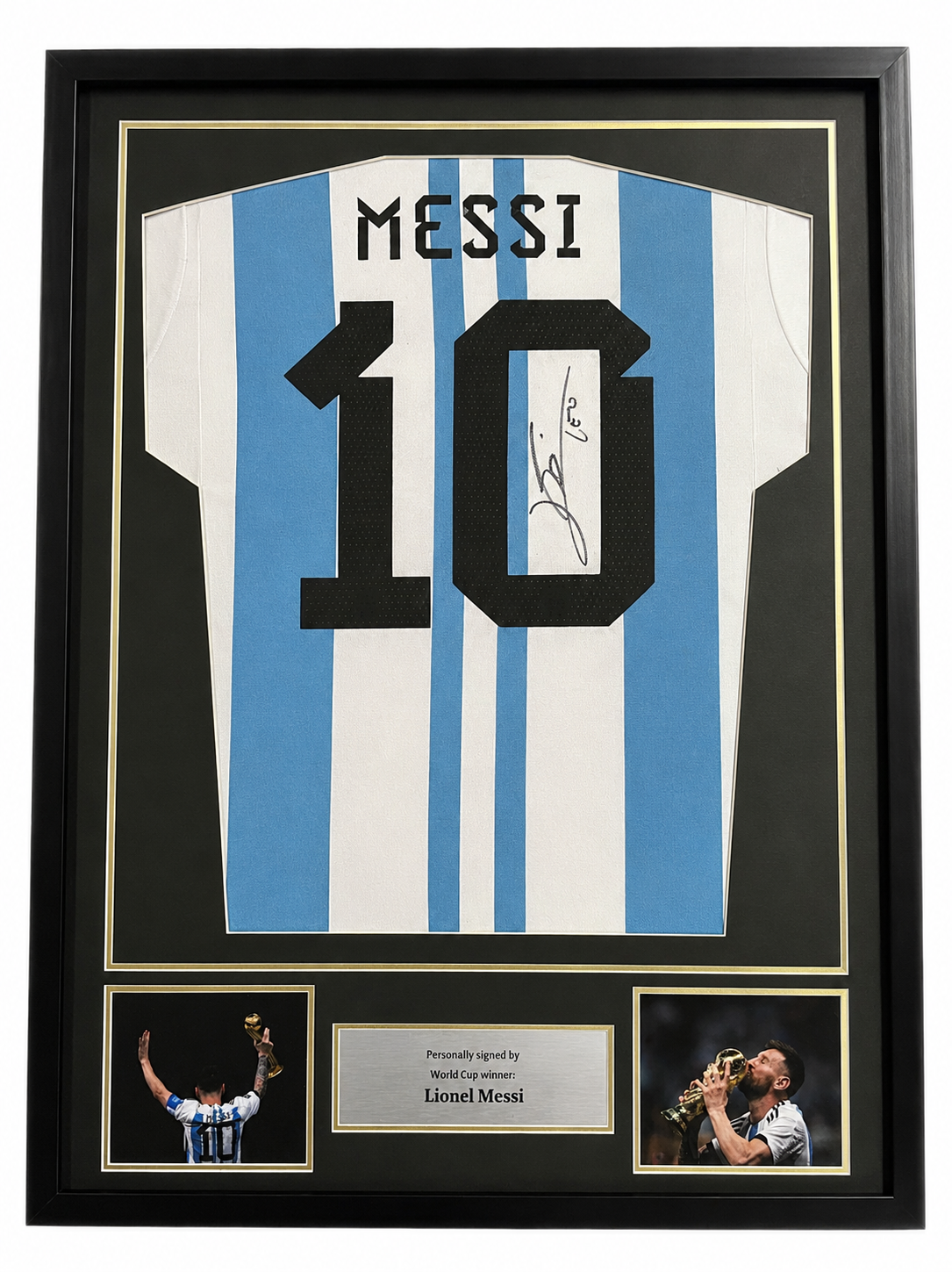 Lionel Messi 2022 Argentina Signed Jersey – COA