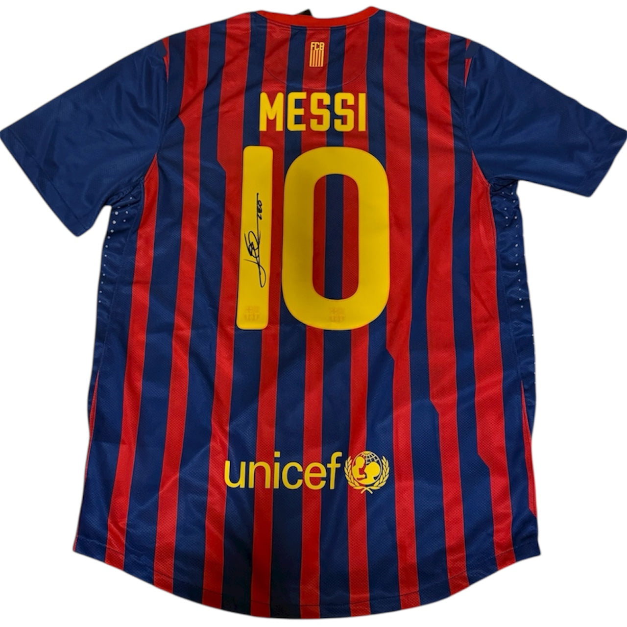 Signed Lionel Messi Barcelona 2013 Home Shirt – COA Included