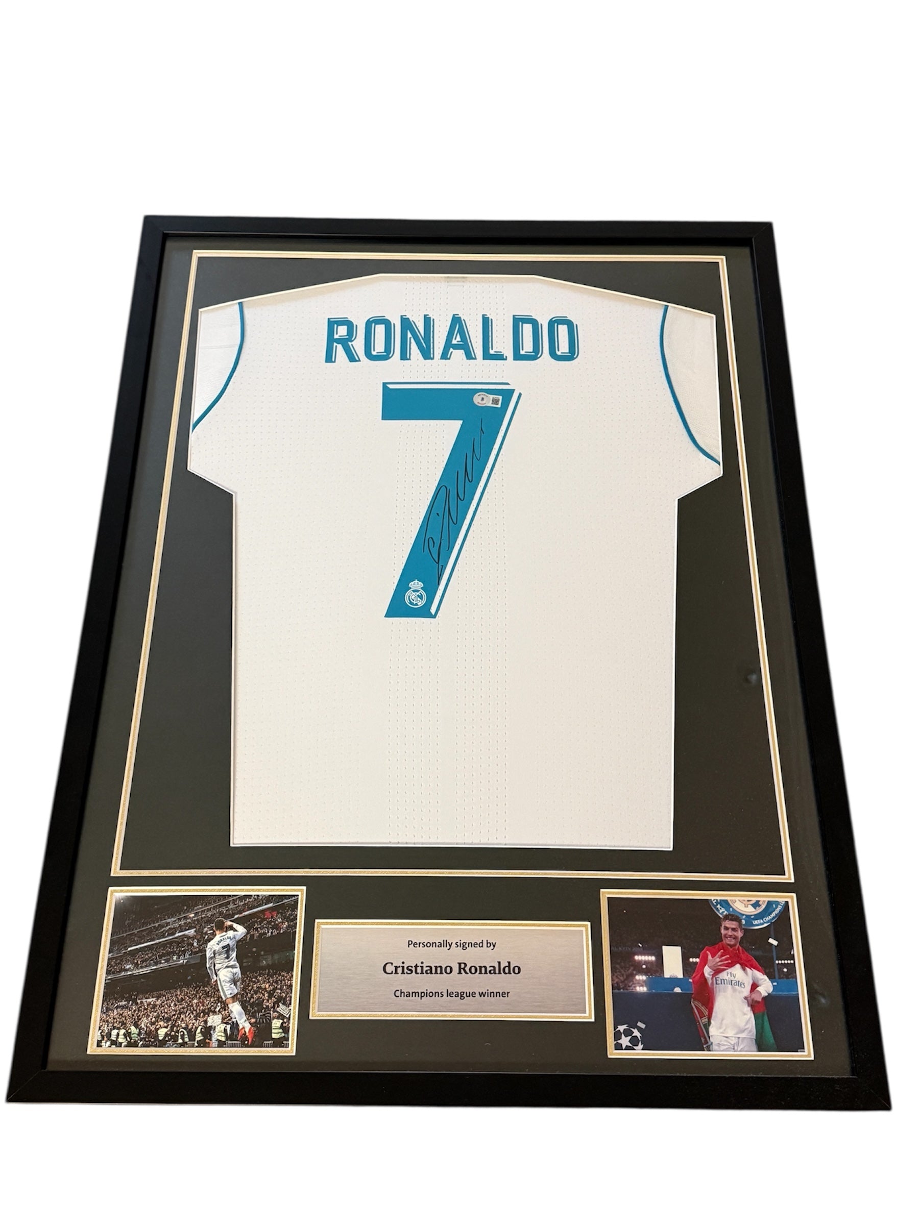 Cristiano Ronaldo 2018 Real Madrid Signed Jersey Authentic