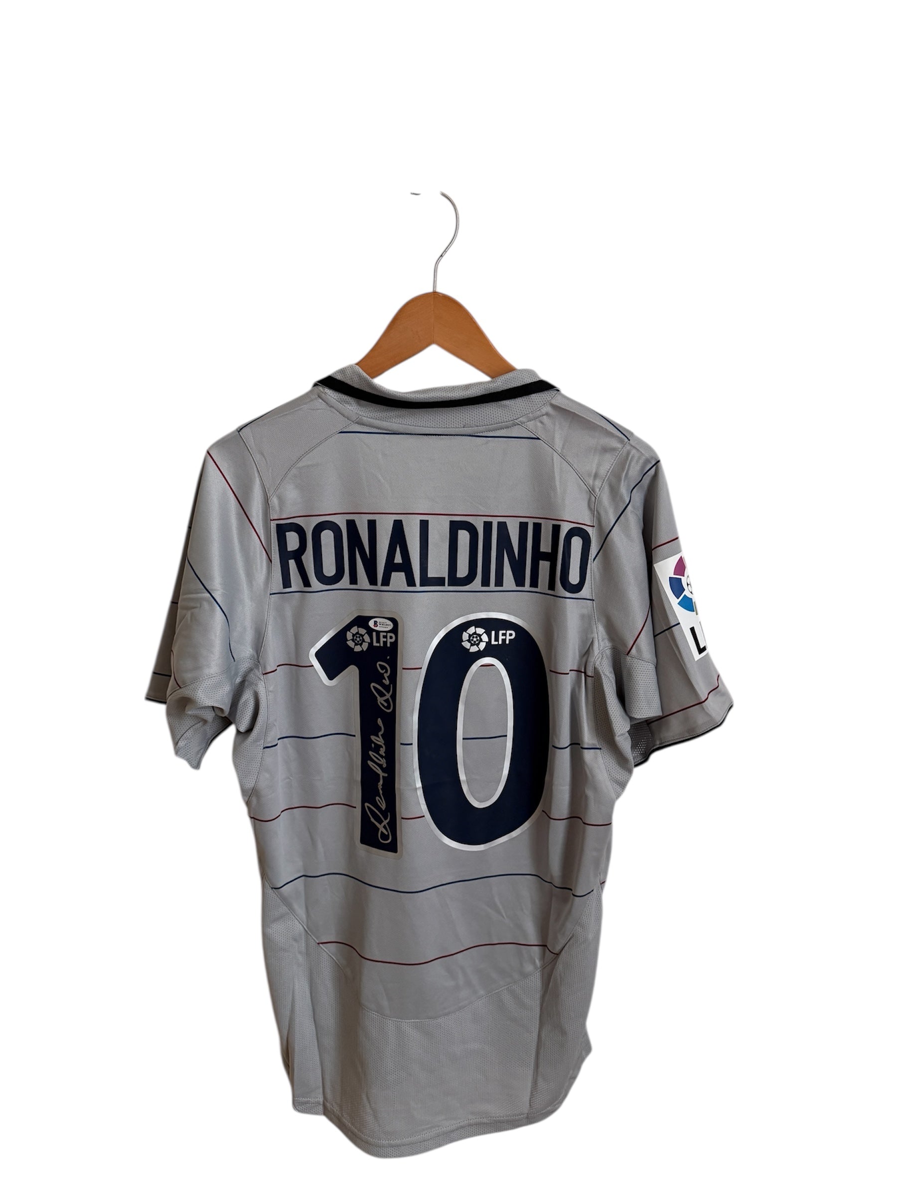 Signed Ronaldinho Shirt with Certificate of Authenticity