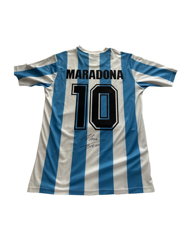 Diego Maradona Signed Argentina Jersey – Hand-Signed | COA Included