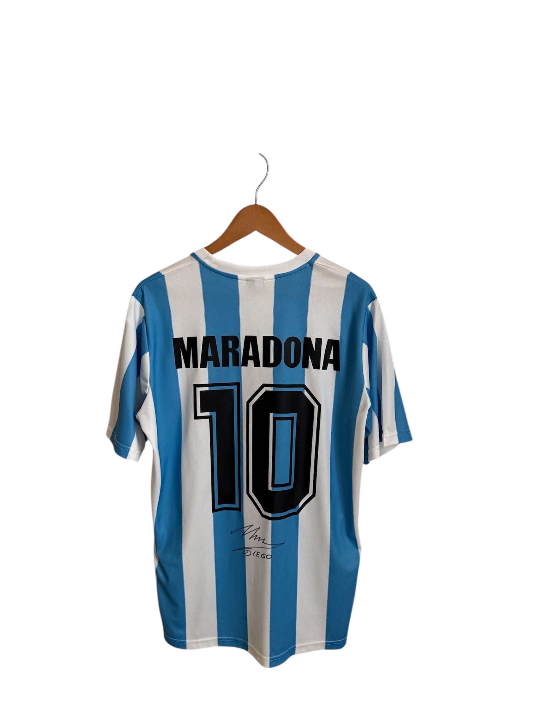 Diego Maradona Signed Argentina Jersey COA